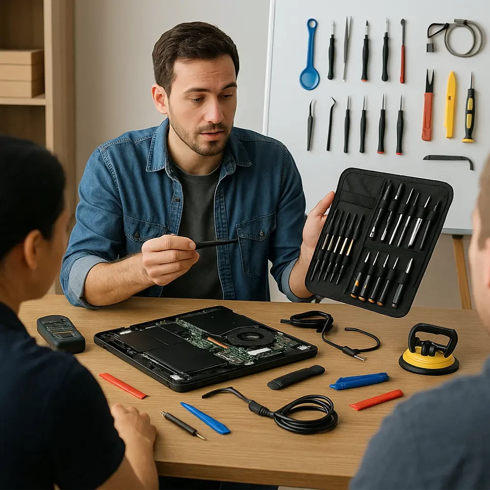 ابزارها و تجهیزات ضروری در کارگاه تعمیرات لپ تاپ