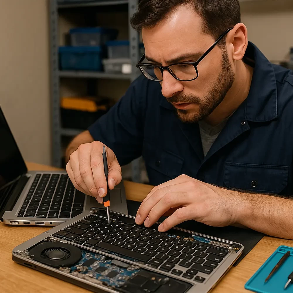 مشکل رایج کیبورد لپ تاپ و روش‌های تعمیر آن