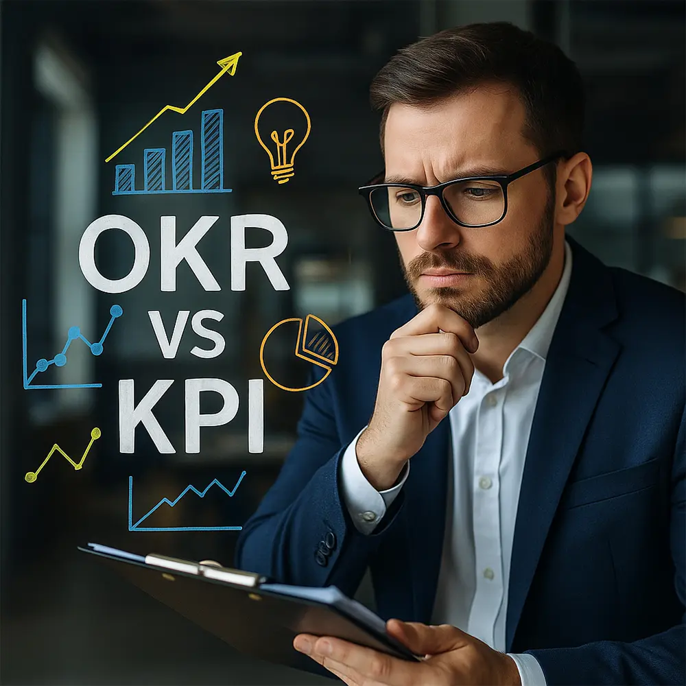 تفاوتهای کلیدی بین OKR و KPI و انتخاب روش مناسب برای سازمان شما