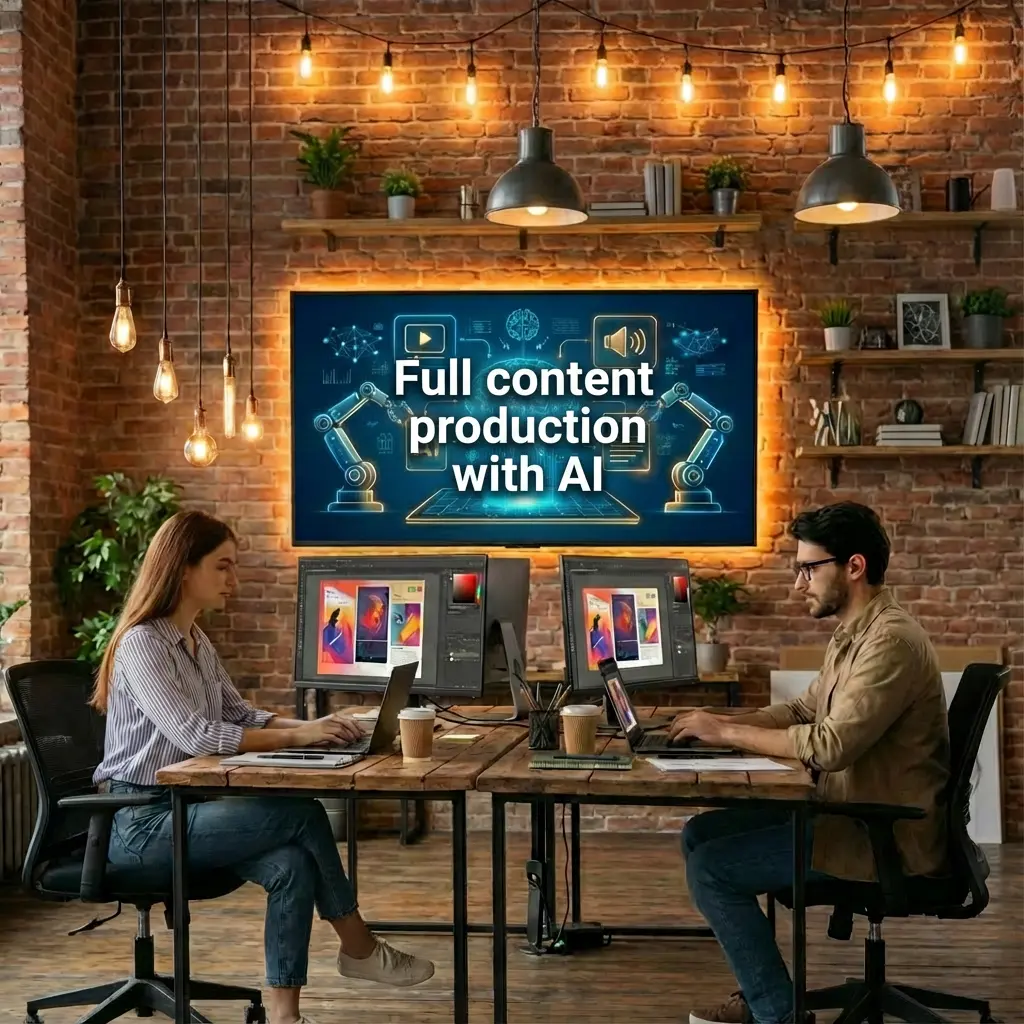 تولید محتوای کامل با هوش مصنوعی (End-to-End AI Content Creation)